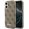 Dėklas GUESS case for IPHONE 17 compatible with MagSafe GUHMP17S5P4FWMSW (PU FW 4G Script) ruda