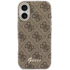 Dėklas GUESS case for IPHONE 17 compatible with MagSafe GUHMP17S5P4FWMSW (PU FW 4G Script) ruda