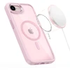 Dėklas Tech-Protect Magmat MagSafe Case for iPhone 16e / 17e - Transparent Rožinė
