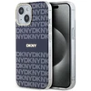 Apple iPhone 13 / 14 / 15 DKNY dėklas IML Mono & Stripe MagSafe (DKHMP15SHRHSEB) mėlynos spalvos