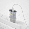 Dudao A14EUC PD 20W USB-C laidinis įkroviklis su kabelis – baltos spalvos