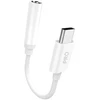 Dudao garso adapterio ausinių adapteris nuo C tipo USB iki mini lizdo 3,5 mm baltas (L16CPo baltas)