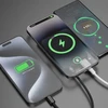 Powerbank Dudao K14S+ 10000mAh 20W USB-A / USB-C / MagSafe su stoveliu – juodos spalvos