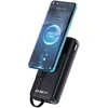 Išorinė baterija  Dudao K15Pro | 20000 mAh | 22.5 W PD | USB-C / USB-A | integruoti Lightning ir USB-C kabeliai