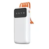 Dudao K6Pro Universal 10000mAh Power Bank su USB kabeliu, USB Type C, Lightning baltos spalvos (K6Pro-baltos spalvos)