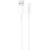 USB kabelis Dudao (L4SL) lightning (2A) baltas (1m)