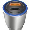 „Dudao“ USB / USB automobilinis C tipo įkroviklis, greitas įkrovimas, 22,5 W pilkas (R4PQ)