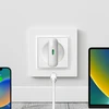 GaN Puro SLIMPRO 30W USB-C laidinis įkroviklis – baltos spalvos