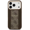 GUESS dėklas, skirtas IPHONE 17 Pro, suderinamas su MagSafe GUHMP17LPG4SEMCW (PU su 4G juostele), rudas