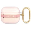 Apple AirPods 3 ausinių dėklas Guess AirPods Strap Collection (GUA3HHTSP) rožinės spalvos