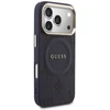 Dėklas Guess Peony Hot Stamp MagSafe Case for iPhone 17 Pro Max - Mėlyna