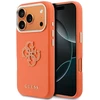 GUESS dėklas IPHONE 17 Pro GUHCP17L5PS4RGGO (PU FW Resin Logo) oranžinis