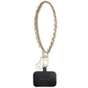Guess universalus rankos dirželis Saffiano Chain 4G Charm - universalus telefono dirželis (Rožinė)