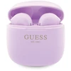 GUESS belaidės ausinės bluetooth TWS + docking station GUTWST26PSU (Classic EST Logo) violetinė