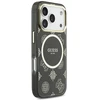 Dėklas Guess IML Peony Dot MagSafe Case for iPhone 17 Pro - Juodas