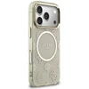 Dėklas Guess IML Peony Dot MagSafe Case for iPhone 17 Pro - rusvai gelsvas