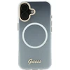 Dėklas Guess IML Gradient Script Metal MagSafe Case for iPhone 17 - Baltas
