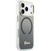 GUESS dėklas, skirtas IPHONE 17 Pro, suderinamas su MagSafe GUHMP17L5HTGMCSK (IML Gradient Script Metal) juodas