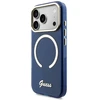 Dėklas Guess IML Script Metal MagSafe Case for iPhone 17 Pro Max - Mėlyna