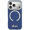 Dėklas Guess IML Script Metal MagSafe Case for iPhone 17 Pro - Mėlyna