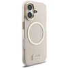 Dėklas Guess IML Script Metal MagSafe Case for iPhone 17 - Rožinė