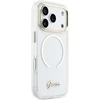 „Guess IML Script Metal MagSafe“ dėklas, skirtas „iPhone 17 Pro“ – skaidrus