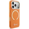 Dėklas Guess IML Script Metal MagSafe Case for iPhone 17 Pro - Oranžinis