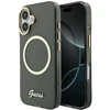 Dėklas Guess IML Script Metal MagSafe Case for iPhone 17 - Juodas