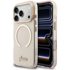 Dėklas Guess IML Script Metal MagSafe Case for iPhone 17 Pro Max - Rožinė