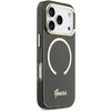 Dėklas Guess IML Script Metal MagSafe Case for iPhone 17 Pro - Juodas