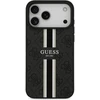 GUESS dėklas, skirtas IPHONE 17 Pro Max, suderinamas su MagSafe GUHMP17XP4RPSK (4G spausdintos juostelės), juodas