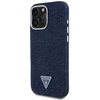 Guess Denim Triangle Logo MagSafe iPhone 16 Pro Max Dėklas - Mėlyna
