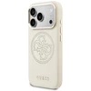 Dėklas Guess Perforated 4G MagSafe Case for iPhone 17 Pro Max - rusvai gelsvas