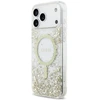 Guess Resin Bottom Glitter MagSafe dėklas Apple iPhone 17 Pro Max aukso spalvos