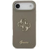 Dėklas Guess Silicone Big 4G Script Case for iPhone Air - Brown