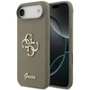 Dėklas Guess Silicone Big 4G Script Case for iPhone Air - Brown