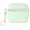 Apple AirPods 3 Guess silikoninis Charm Heart Collection (GUA3LSCHSN) ausinių dėklas žalios spalvos