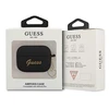 Apple AirPods Pro Guess silikoninis Charm Heart Collection (GUAPLSCHSK) ausinių dėklas juodos spalvos