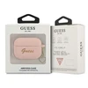 Apple AirPods Pro Guess silikoninis Charm Heart Collection (GUAPLSCHSP) ausinių dėklas rožinės spalvos