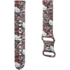Hello Kitty Universal apyrankė HKUWLSDGPTP Silicone Tags Graffiti rožinės spalvos apyrankė 22mm