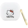 Apple AirPods 3 Hello Kitty Silicone 3D Kitty Head (HKA33DKHSH) ausinių dėklas baltos spalvos