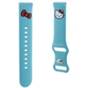 Universali apyrankė (20 mm) Hello Kitty silikoninė Kitty Head (HKUWMSCHBLB) mėlynos spalvos
