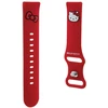 Hello Kitty Universal apyrankė HKUWMSCHBLR Silicone Kitty Head red 20mm
