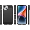 Hurtel Carbon Apple iPhone 14 Plus flexible gel back dėklas telefonui juodos spalvos