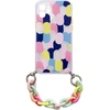 Hurtel Color Chain dėklas iPhone 13 mini – spalvotas su grandinėle