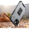 Hurtel Crystal Ring dėklas iPhone 13 – juodas, su žiedu