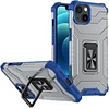 Dėklas Hurtel Crystal Ring Kickstand Tough Rugged Cover Apple iPhone 13 mini mėlynos spalvos