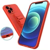 Hurtel Dėklas su virvele iPhone 12 Pro Max – tamsiai žalias