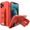 Hurtel Dėklas su virvele iPhone 12 Pro Max – raudonas