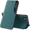 Hurtel Eco Leather View dėklas iPhone 13 Pro Max – žalias